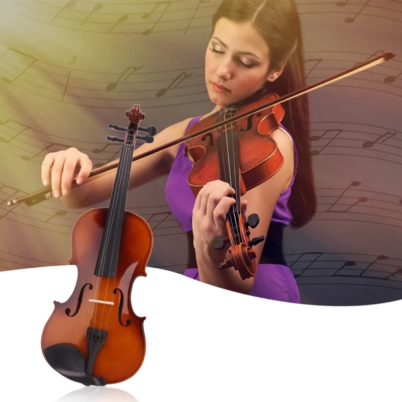 1/4 Violin Including Bow & Case